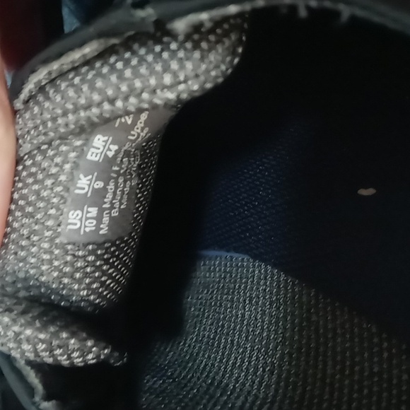 Dr Scholls Black and Tan Faux Leather Dress Shoes w Fabric Insides Size 10M - Picture 7 of 8